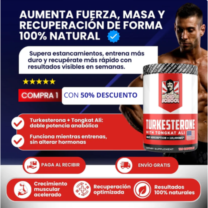 Turkesterone 3.0 (Pide y paga en casa)