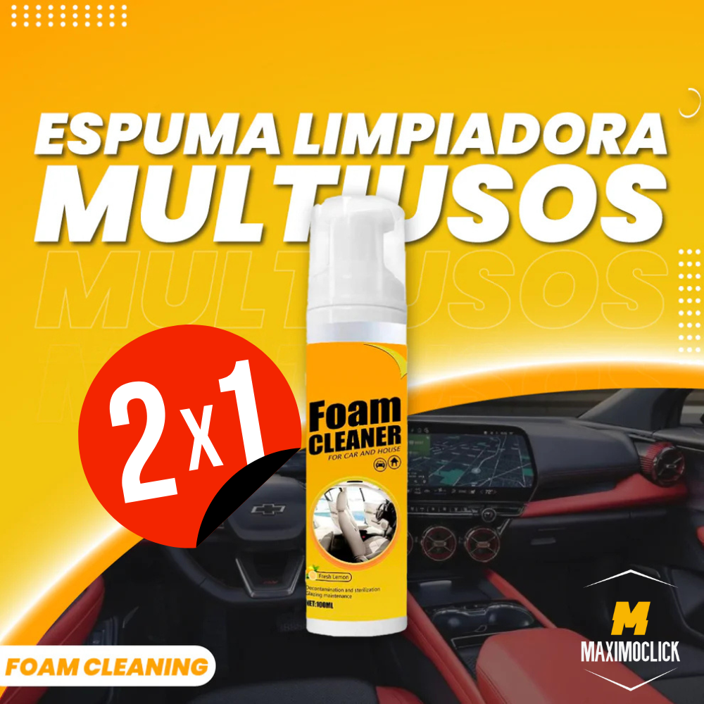 Espuma Multiusos Foam Cleaner™ 2.0 (Lleva la segunda unidad Gratis)